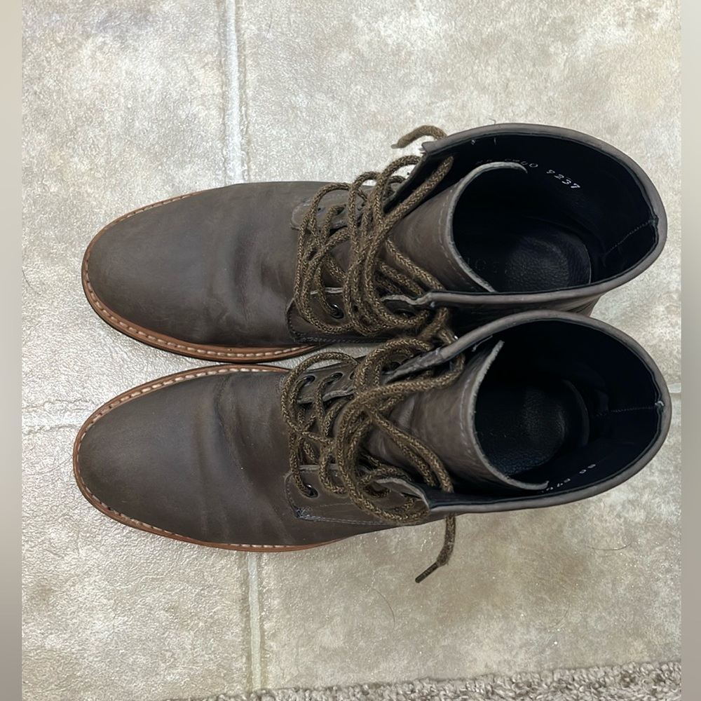 Nisolo Amalia Boot in Tobacco Gray Size 8